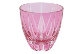 Рюмка Tajima Glass Мерцание звезды 75 мл, стекло, золотисто-красная, белая шкатулка