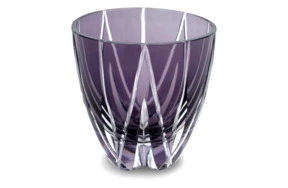 Рюмка Tajima Glass Мерцание звезды 75 мл, стекло, фиолетовая, белая шкатулка