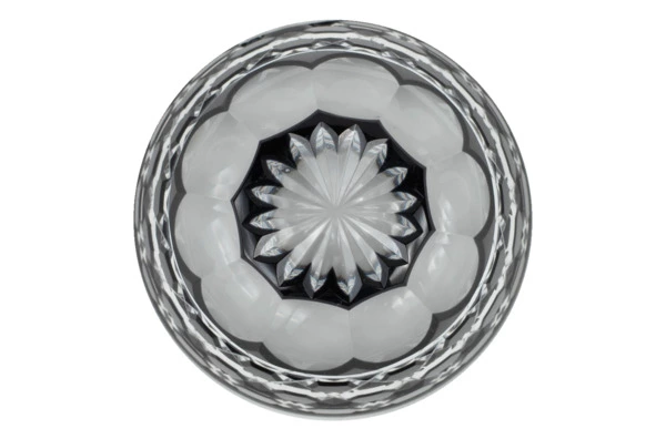 Рюмка с шестиугольным плетением Tajima Glass 75 мл, стекло, черная, деревянная коробка