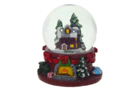 Снежный шар Remeco Домик D6,5 см, полимер, стекло