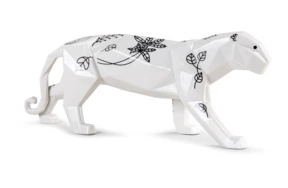 Фигурка Lladro Черная пантера в джунглях, фарфор