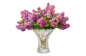 Сирень фиолетовая из холодного фарфора