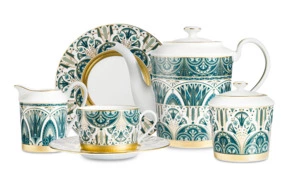 Сервиз чайный Haviland Мечты о Ниле на 6 персон 21 предмет, фарфор, золотой кант