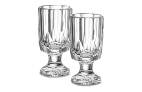 Набор рюмок Shirokov Маркиз 25 мл, 2 шт, хрусталь, прозрачный