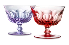 Набор креманок Moser Леди Гамильтон 380 мл, александрит, розалин, 2 шт, п/к