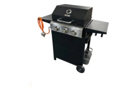 Гриль газовый GALA Flame I d83 см, сталь углеродистая, черная