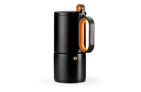 Кофеварка гейзерная на 4 чашки BRA Efficient, сталь нержавеющая, черная, для индукции